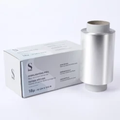 S-PRO Premium Silver Aluminium Highlighting Foil Roll, 18 microns, 10cm x 100m
