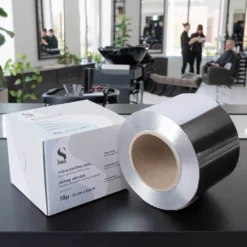 S-PRO Premium Silver Aluminium Highlighting Foil Roll, 18 microns, 10cm x 500m