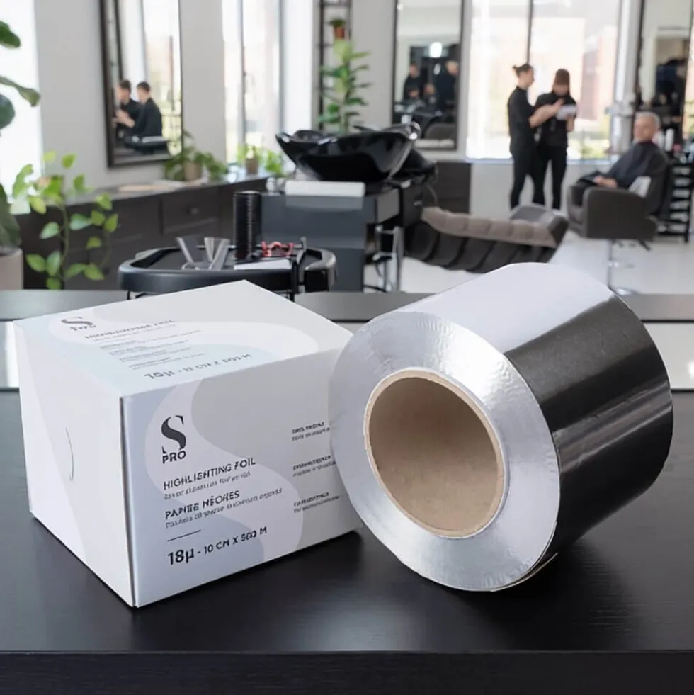 S-PRO Premium Silver Aluminium Highlighting Foil Roll, 18 microns, 10cm x 500m
