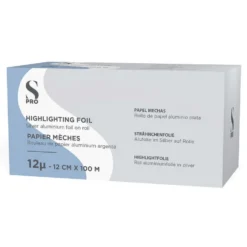S-PRO Silver Aluminium Highlighting Foil, 12 microns, 12cm x 100m