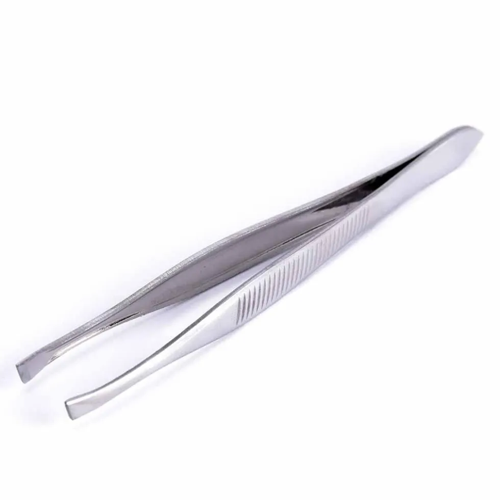 S-PRO Stainless Steel Slanted Tweezer