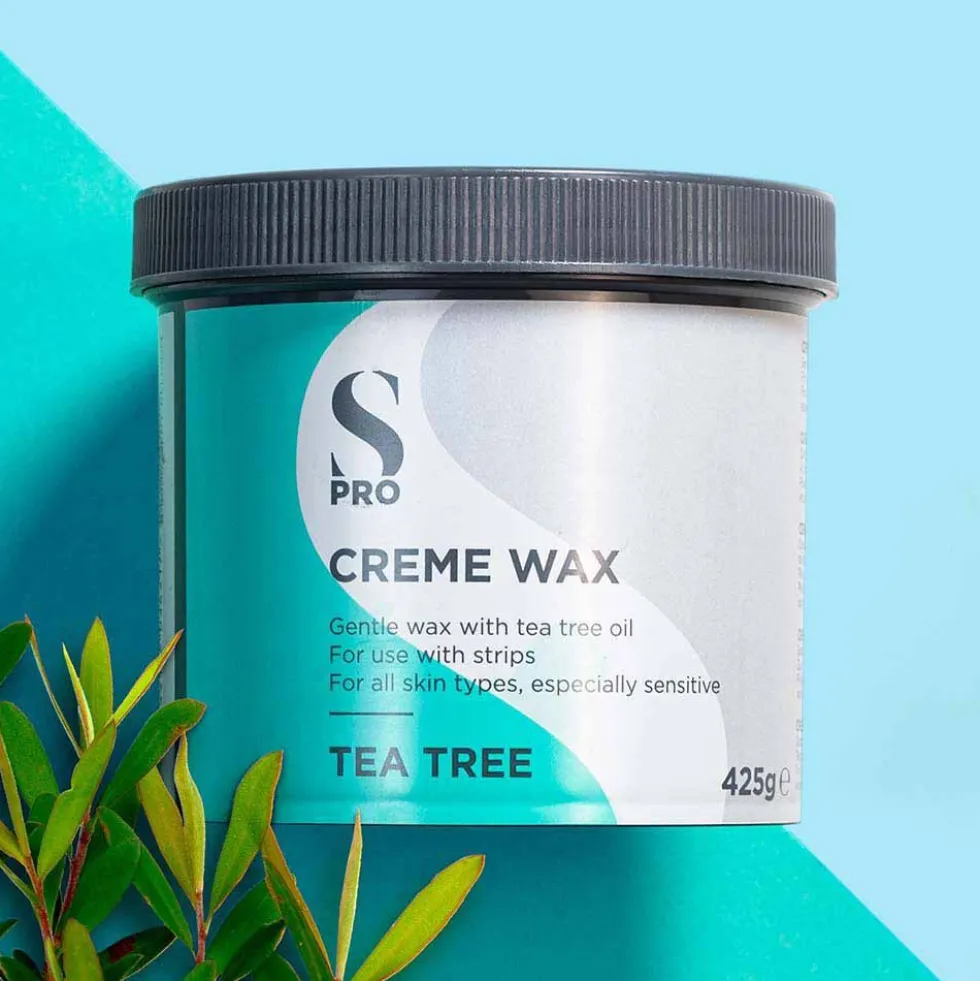 S-PRO Tea Tree Creme Wax Pot 425g