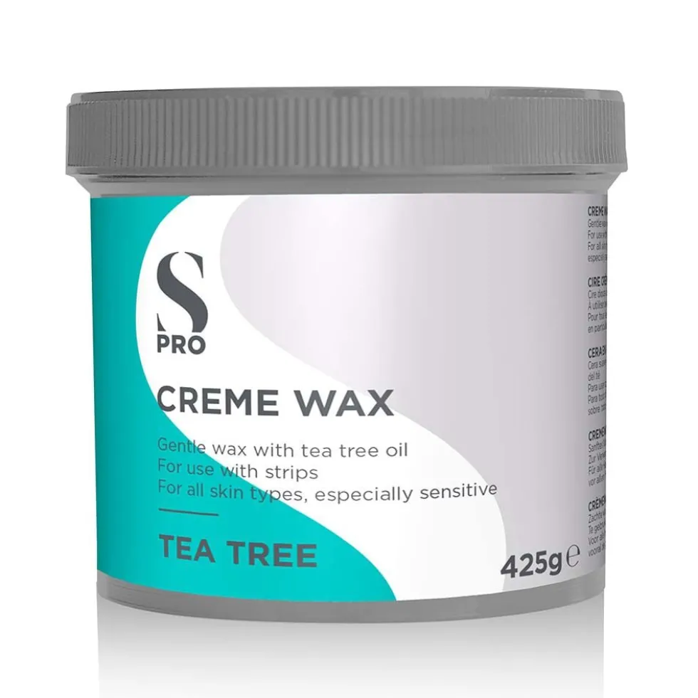 S-PRO Tea Tree Creme Wax Pot 425g