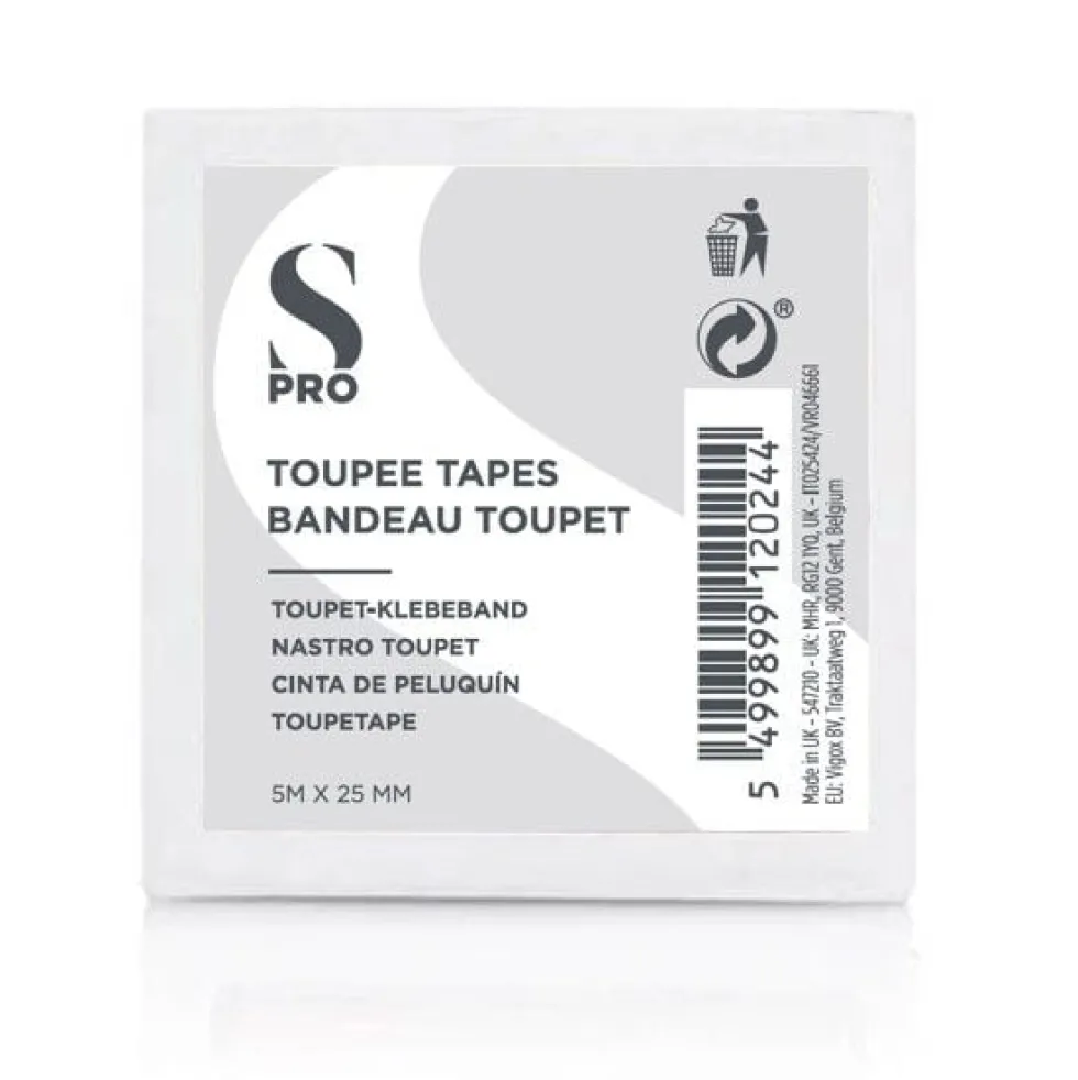S-PRO Transparent Toupee Tape, 5m x 25mm