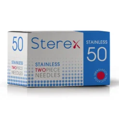 Sterex Stainless Two Piece Electrolysis Needles F3S Short