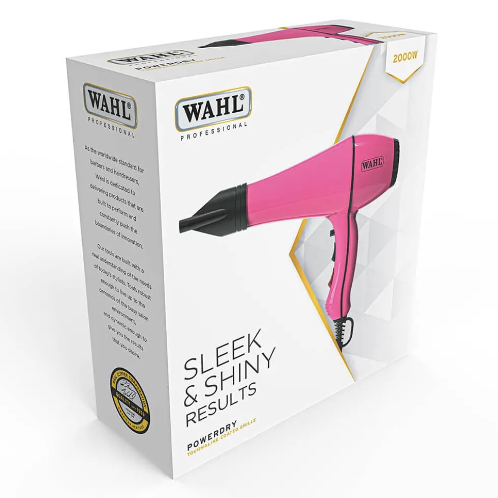 WAHL Powerdry 2000W Hair Dryer, Black