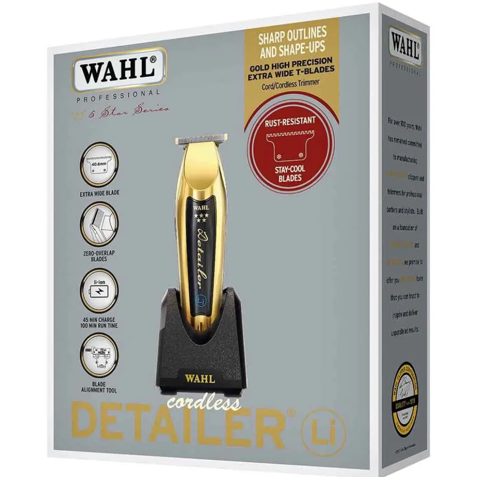 WAHL 5 Star Cordless Detailer Li Trimmer Gold