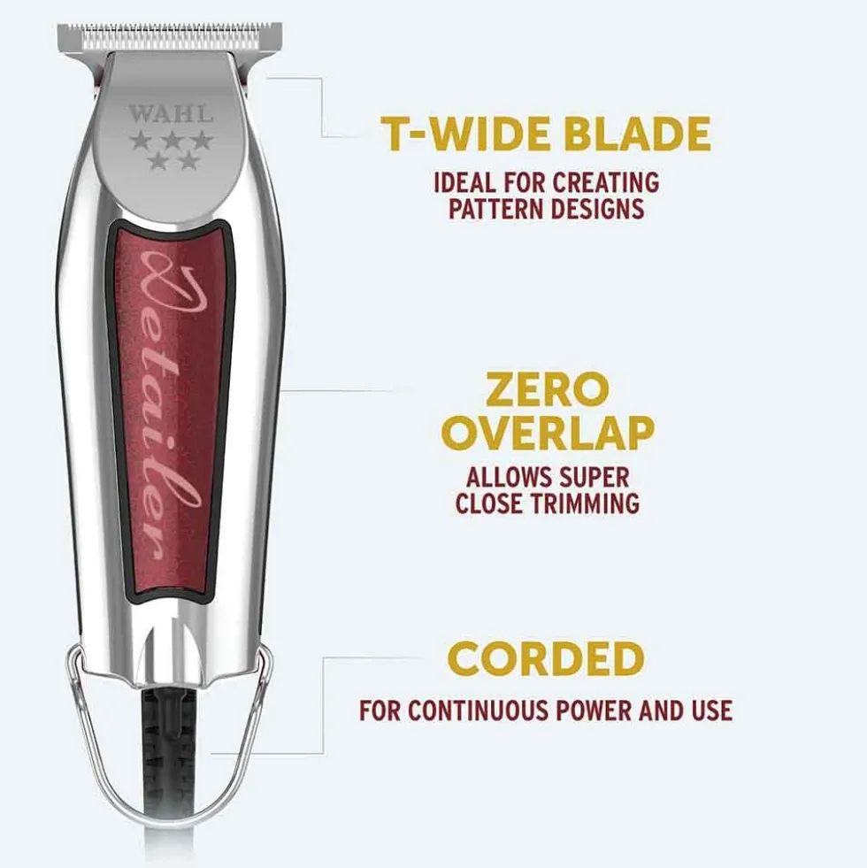 WAHL 5 Star Detailer Corded Trimmer Kit