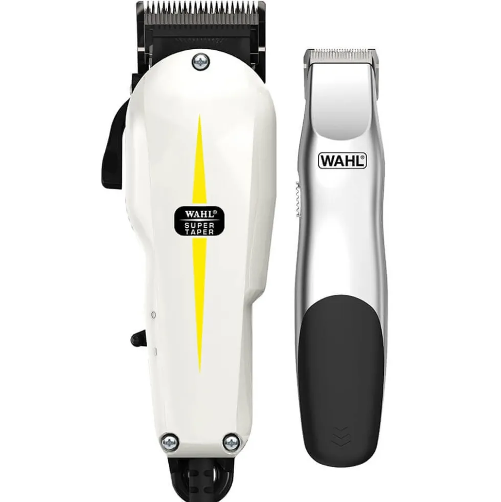 WAHL Super Taper Clipper & Groomsman Trimmer Combo Pack