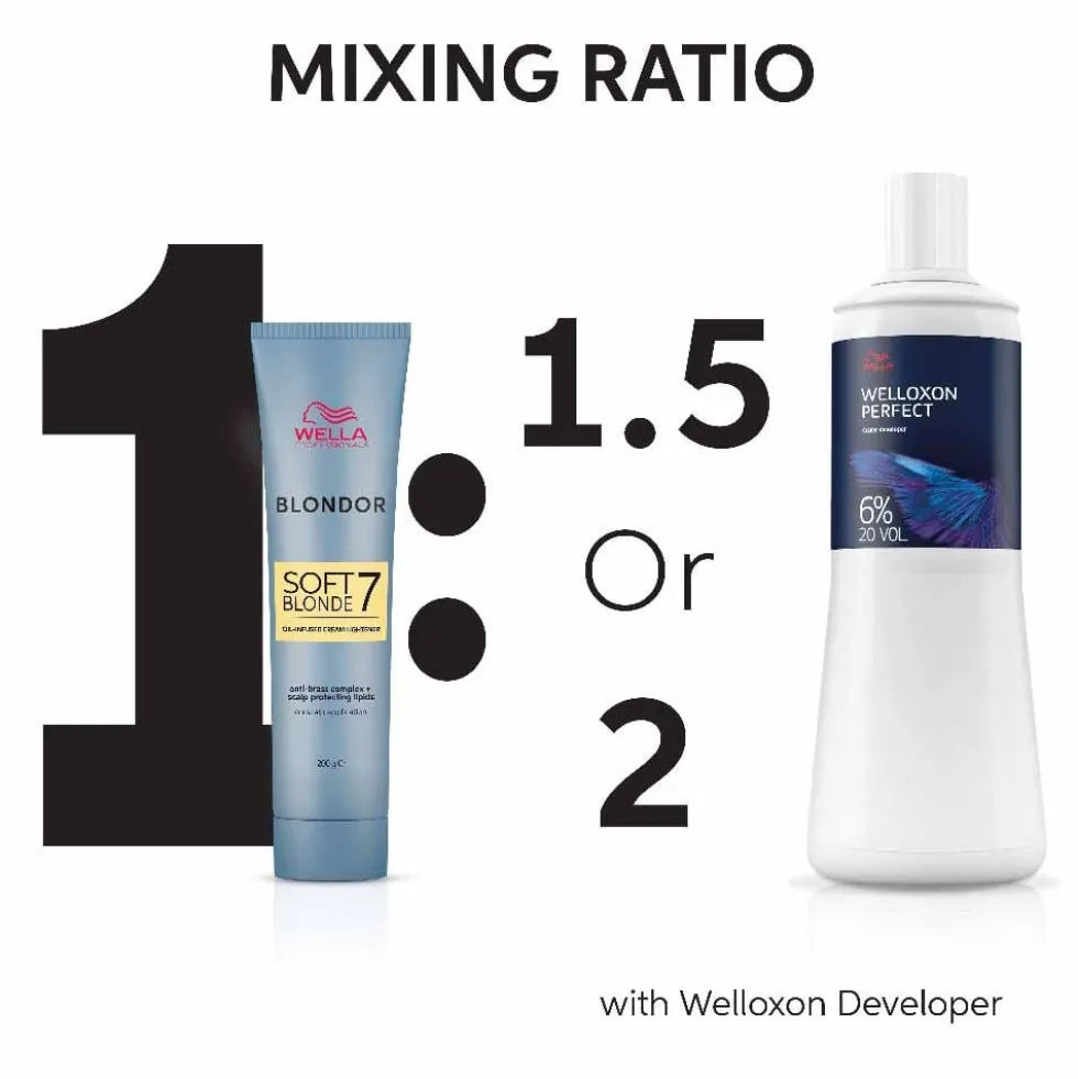 Wella Professionals Blondor Soft Blonde 7 Lightening Crème 200g