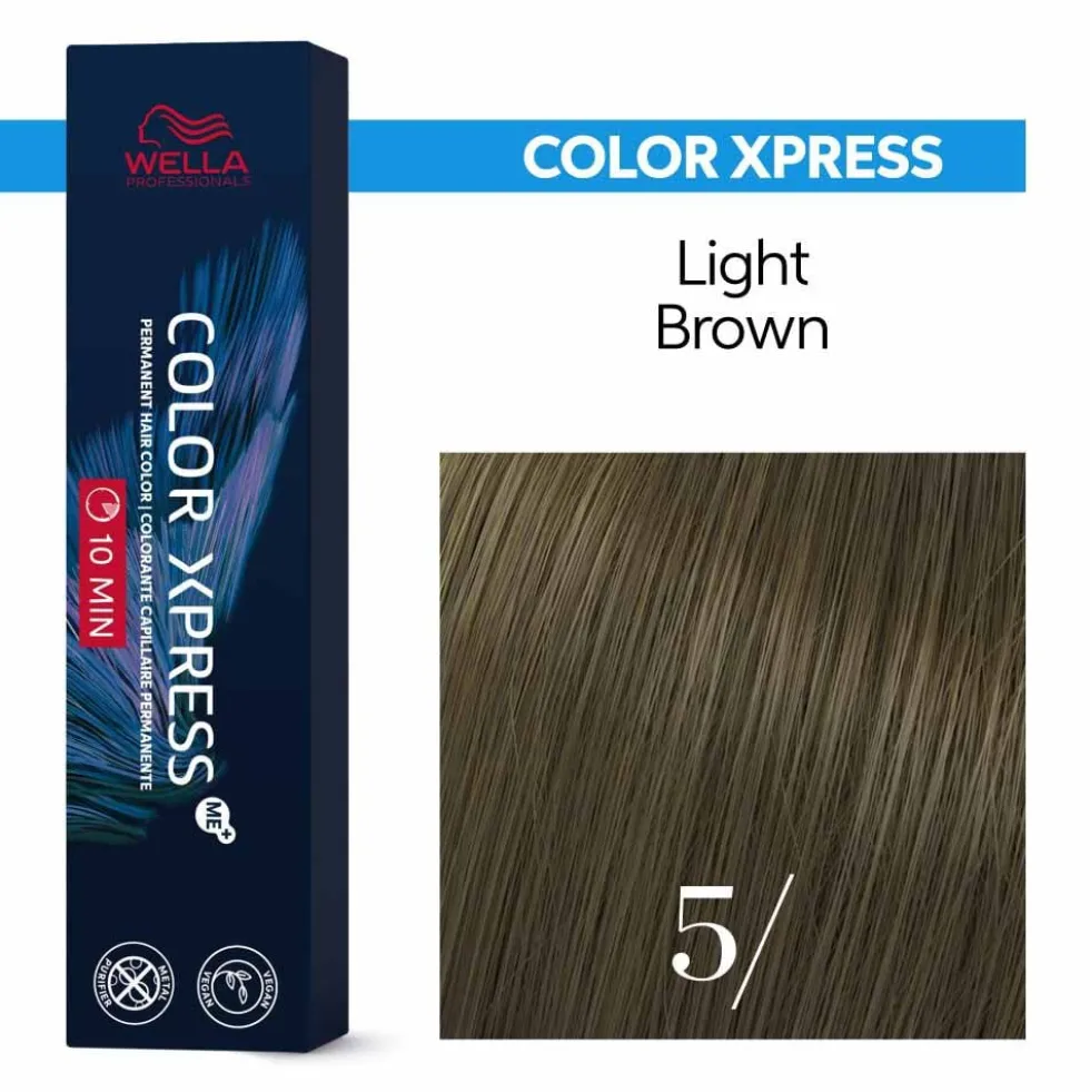 Wella Professionals Color Xpress Permanent Hair Colour - Light Brown 5/ 60ml