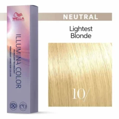 Wella Professionals Illumina Color Permanent Hair Colour - 10/69 Lightest Violet Cendre Blonde 60ml