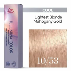 Wella Professionals Illumina Color Permanent Hair Colour - 10/69 Lightest Violet Cendre Blonde 60ml