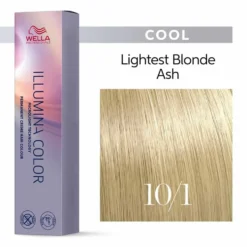 Wella Professionals Illumina Color Permanent Hair Colour - 10/69 Lightest Violet Cendre Blonde 60ml
