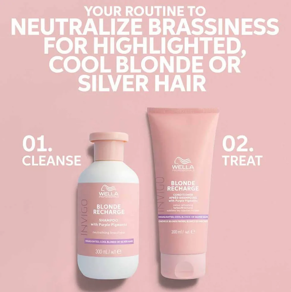 Wella Professionals Invigo Blonde Recharge Cool Blonde Shampoo 1000ml