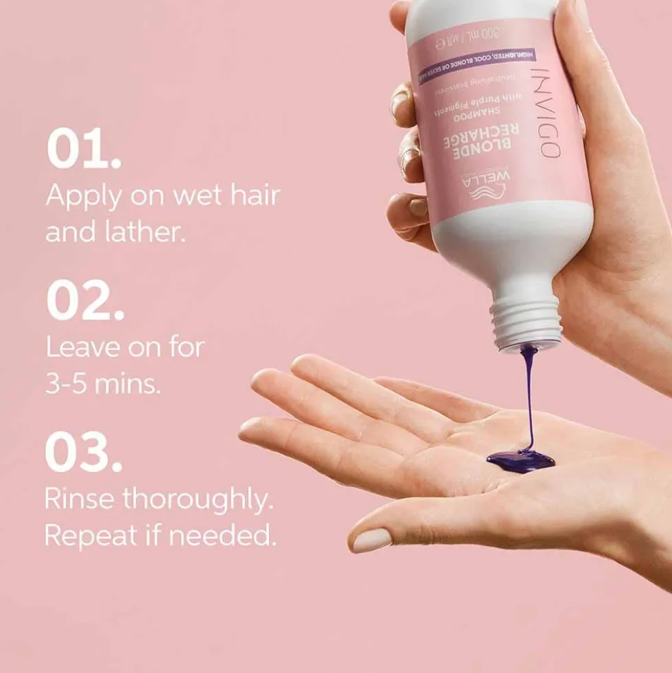 Wella Professionals Invigo Blonde Recharge Cool Blonde Shampoo 1000ml