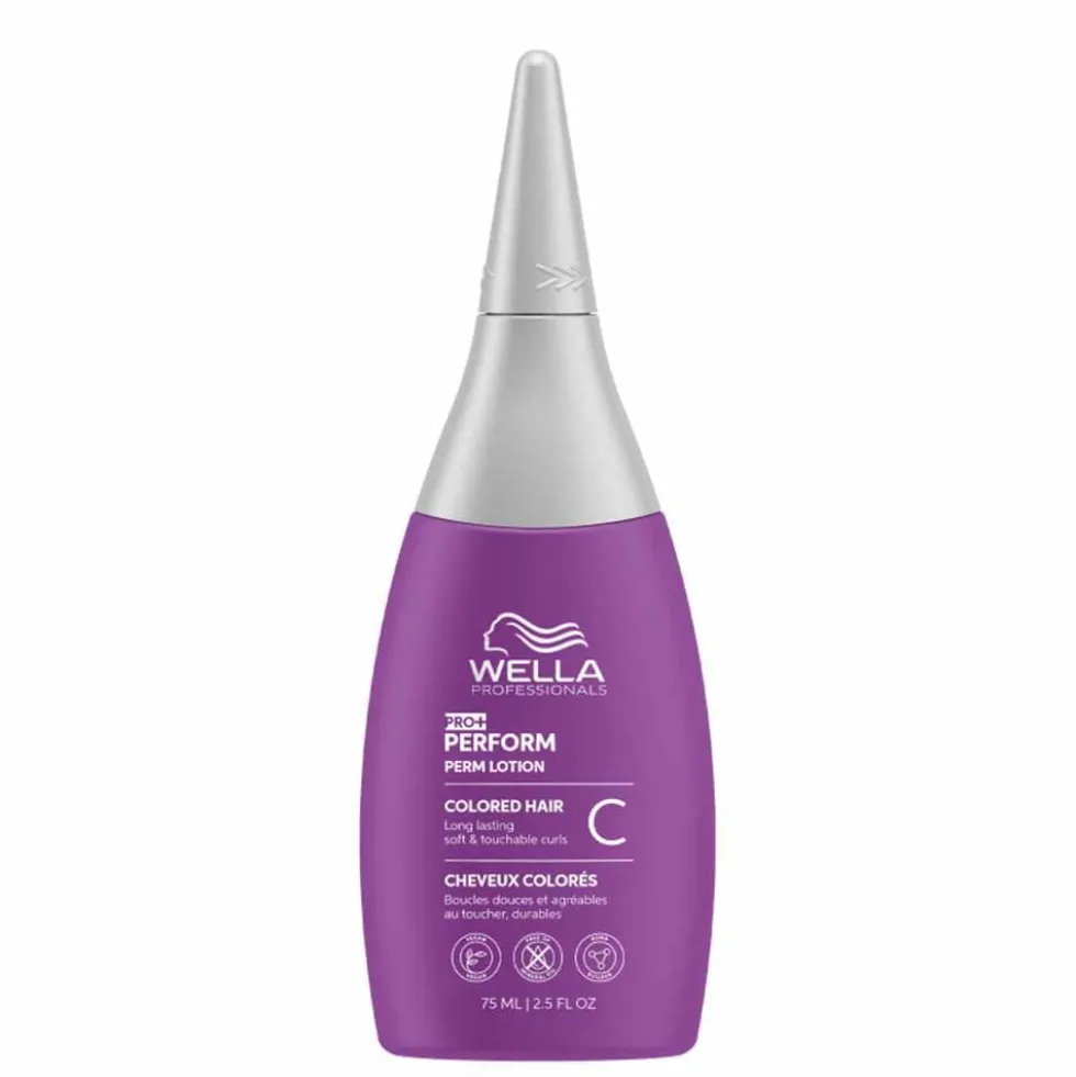 Wella Professionals Perform+ Perm Lotion (Curl) for Coloured Hair 75ml