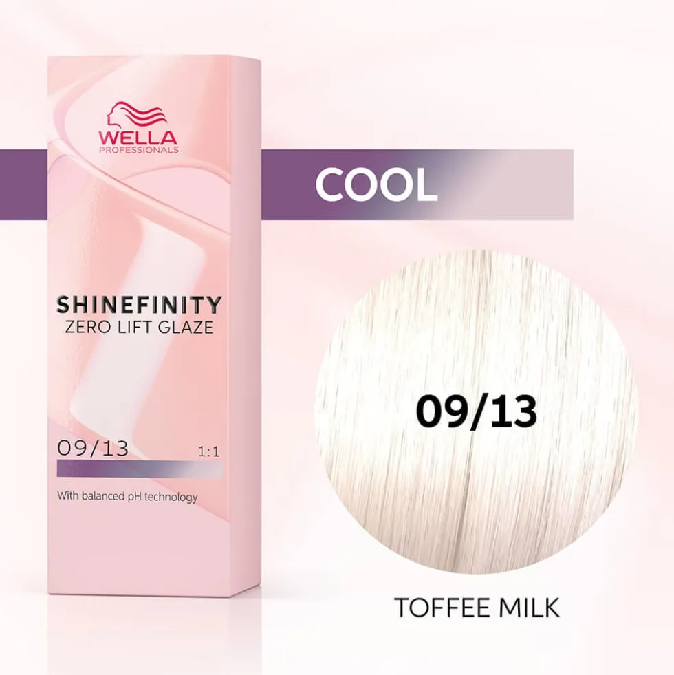 Wella Professionals Shinefinity Zero Lift Glaze - 09/13 Cool Toffee Milk 60ml