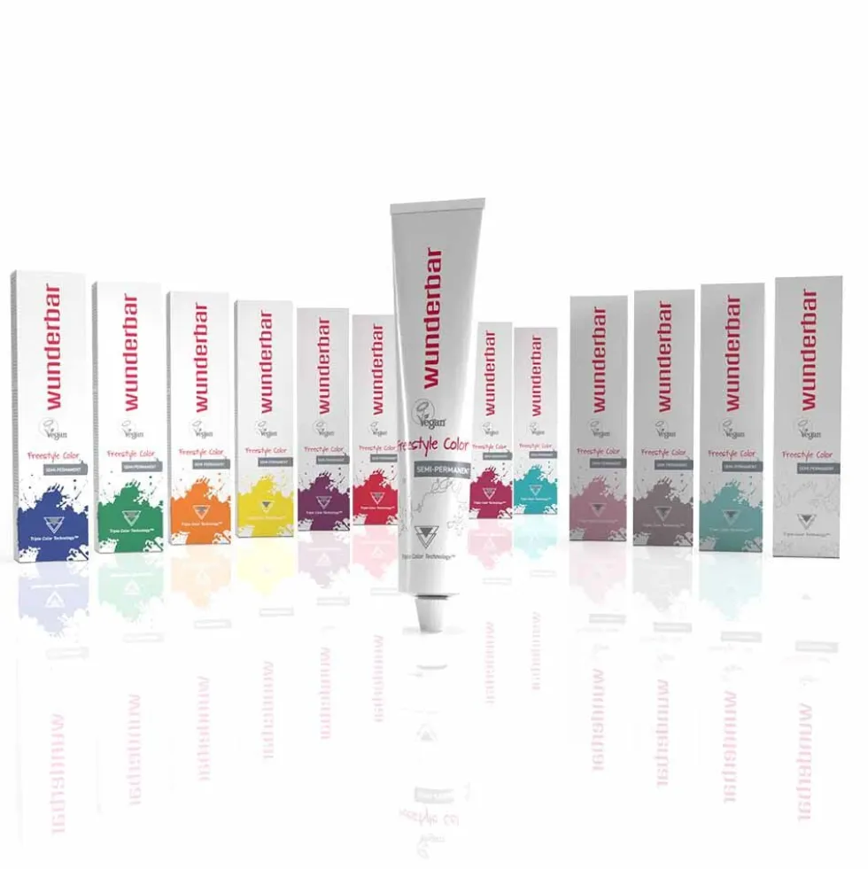 Wunderbar Freestyle Color Semi-Permanent Hair Colour - Fuchsia 100ml